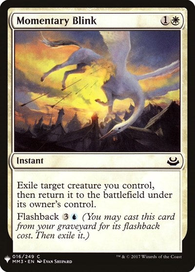 Momentary Blink (Mystery Booster) Light Play