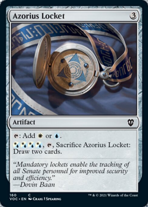 Azorius Locket (Commander 2021 Crimson Vow) Light Play