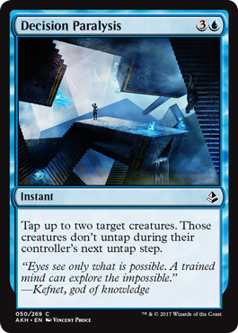 Decision Paralysis (Amonkhet) Light Play