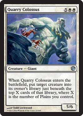 Quarry Colossus (Journey into Nyx) Light Play Foil