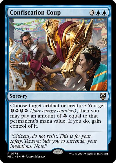 Confiscation Coup (Commander: Modern Horizons 3) Light Play