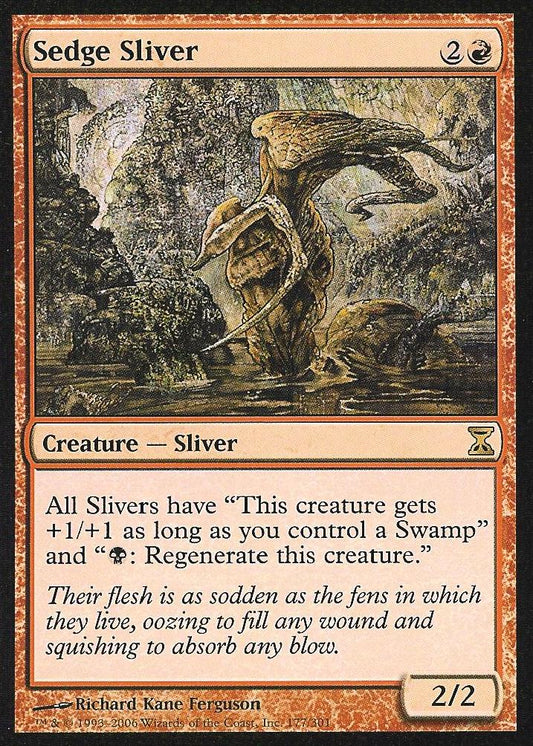 Sedge Sliver (Time Spiral) Light Play