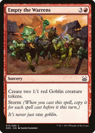 Empty the Warrens (Duel Decks: Mind vs Might) Light Play