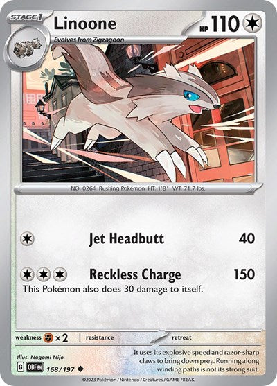 Linoone (Scarlet and  Violet: Obsidian Flames) Light Play