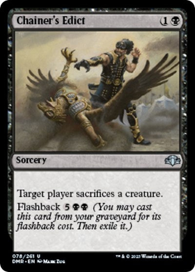 Chainer's Edict (Dominaria Remastered) Light Play Foil