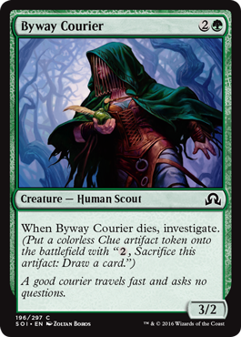 Byway Courier (Shadows Over Innistrad) Light Play