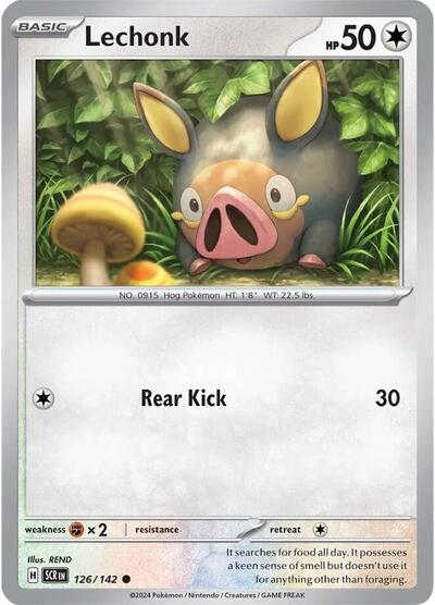 Lechonk (SV07: Stellar Crown) Light Play