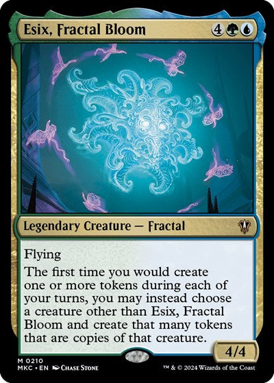 Esix, Fractal Bloom (Commander: Murders at Karlov Manor) Light Play