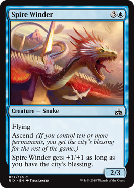Spire Winder (Rivals of Ixalan) Light Play