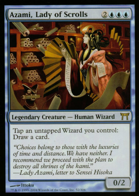 Azami, Lady of Scrolls (Champions of Kamigawa) Medium Play