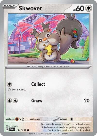 Skwovet (SV09: Journey Together) Light Play Reverse Holofoil