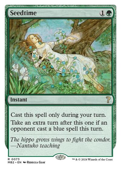 Seedtime (White Border) (Mystery Booster 2) Light Play