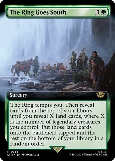 The Ring Goes South (Extended Art) (Universes Beyond: The Lord of the Rings: Tales of Middle-earth) Light Play