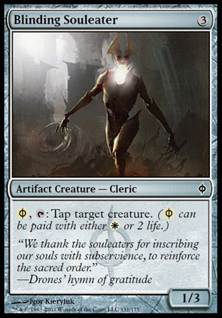 Blinding Souleater (New Phyrexia) Light Play Foil