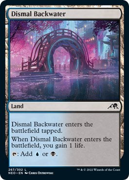 Dismal Backwater (Kamigawa: Neon Dynasty) Light Play