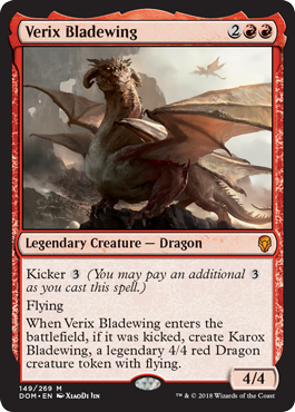 Verix Bladewing (Dominaria) Light Play