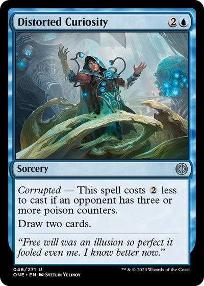 Distorted Curiosity (Phyrexia: All Will Be One) Light Play
