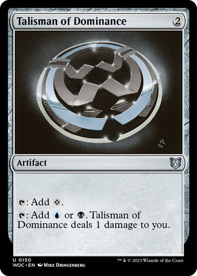 Talisman of Dominance (Commander: Wilds of Eldraine) Light Play