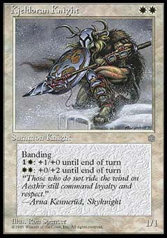 Kjeldoran Knight (Ice Age) Light Play