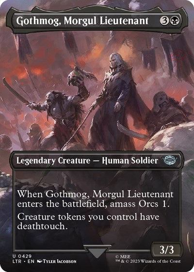 Gothmog, Morgul Lieutenant (Borderless) (Universes Beyond: The Lord of the Rings: Tales of Middle-earth) Light Play