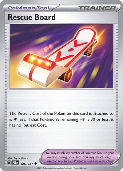 Rescue Board (SV: Prismatic Evolutions) Light Play