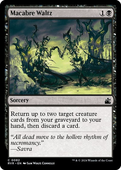 Macabre Waltz (Ravnica Remastered) Light Play