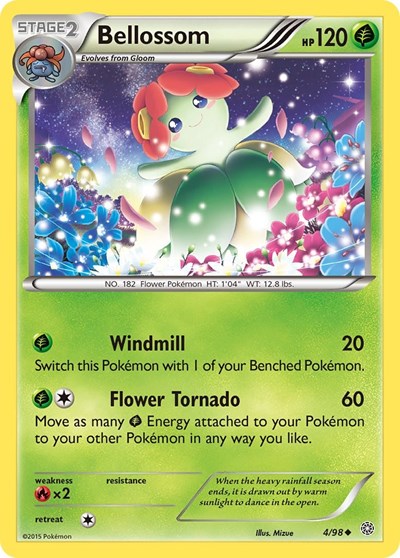Bellossom (XY - Ancient Origins) Damaged / Poor