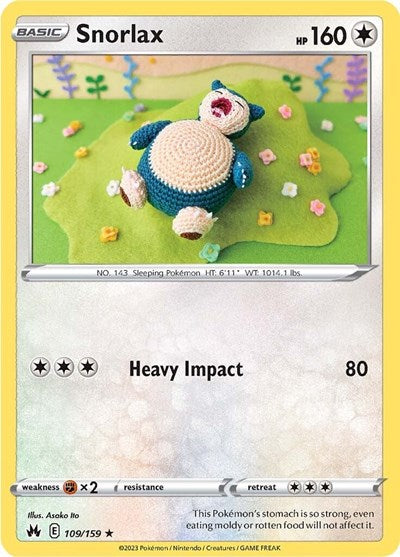 Snorlax (Crown Zenith) Near Mint Reverse Holofoil