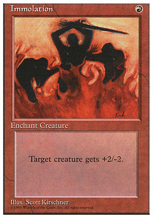 Immolation (4th Edition) Heavy Play