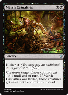 Marsh Casualties (Duel Decks: Zendikar vs Eldrazi) Light Play