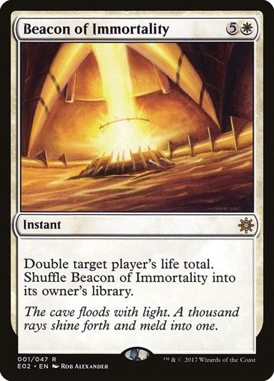 Beacon of Immortality (Explorers of Ixalan) Light Play