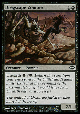 Dregscape Zombie (Planechase) Medium Play
