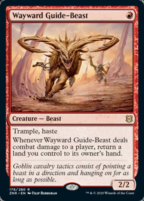 Wayward Guide-Beast (Zendikar Rising) Light Play