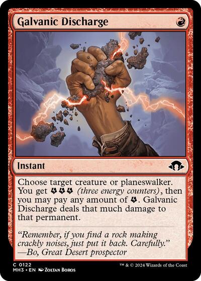 Galvanic Discharge (Modern Horizons 3) Light Play Foil