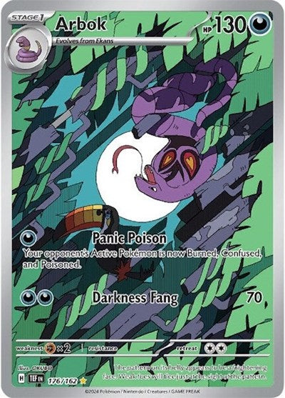 Arbok - 176 (SV05: Temporal Forces) Light Play Foil