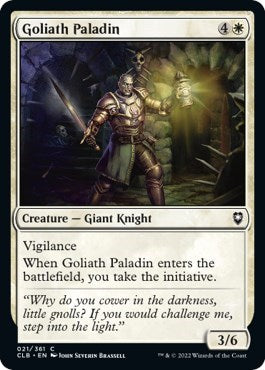 Goliath Paladin (Commander Legends: Battle for Baldur's Gate) Light Play