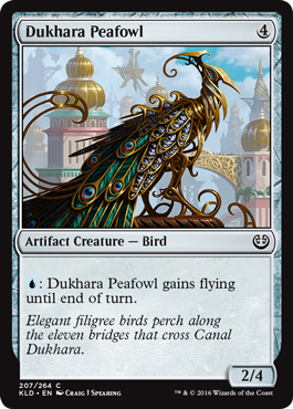 Dukhara Peafowl (Kaladesh) Light Play