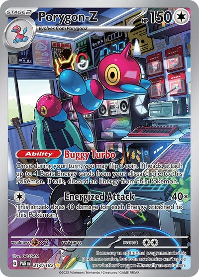 Porygon-Z - 214 (Scarlet and Violet: Paradox Rift) Light Play Holofoil