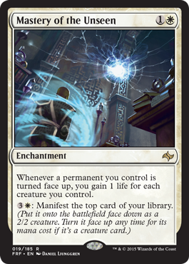 Mastery of the Unseen (Fate Reforged) Light Play Foil