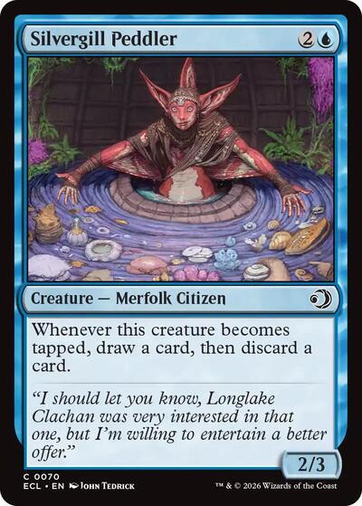 Silvergill Peddler (Lorwyn Eclipsed) Light Play Foil
