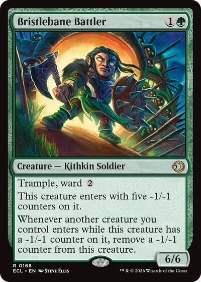 Bristlebane Battler (Lorwyn Eclipsed) Light Play Foil