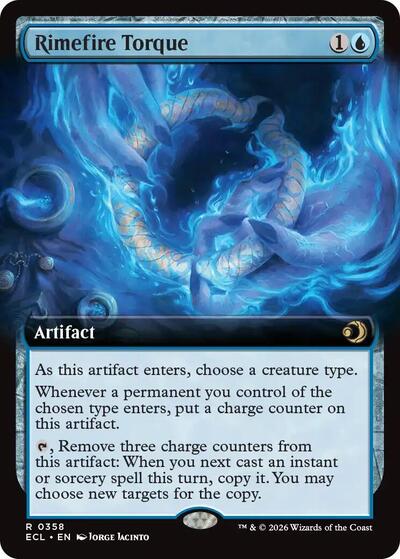Rimefire Torque (Extended Art) (Lorwyn Eclipsed) Light Play