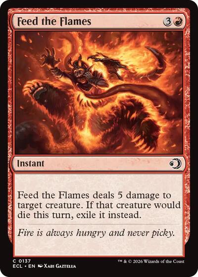 Feed the Flames (Lorwyn Eclipsed) Light Play