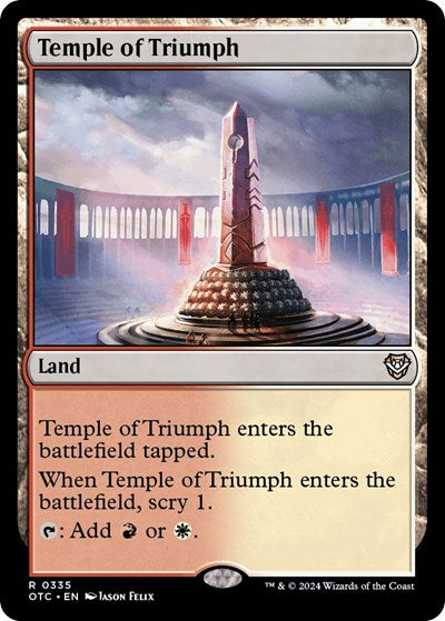 Temple of Triumph (Commander: Outlaws of Thunder Junction) Light Play