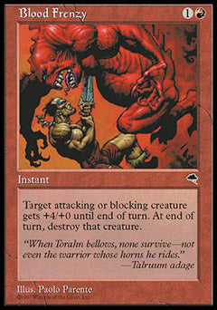 Blood Frenzy (Tempest) Damaged / Poor