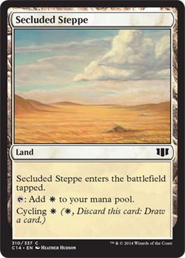 Secluded Steppe (Commander 2014 Edition) Light Play