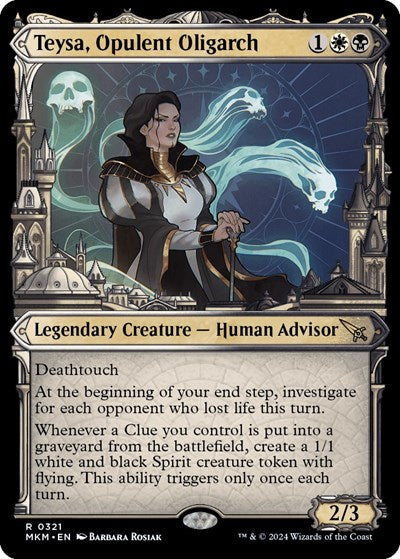 Teysa, Opulent Oligarch (Showcase) (0321) (Murders at Karlov Manor) Light Play