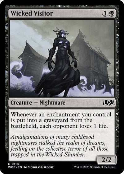 Wicked Visitor (Wilds of Eldraine) Light Play