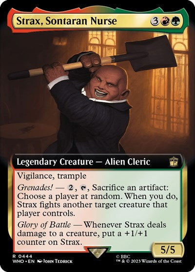 Strax, Sontaran Nurse (Extended Art) (Universes Beyond: Doctor Who) Light Play