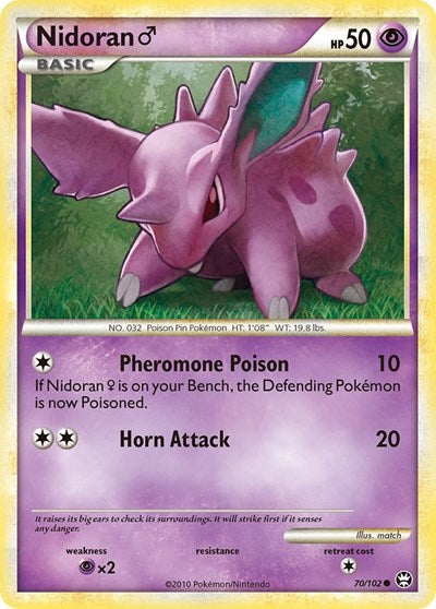Nidoran M (Triumphant) Damaged / Poor
